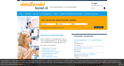 Desktop Screenshot of detailhandelbanen.nl